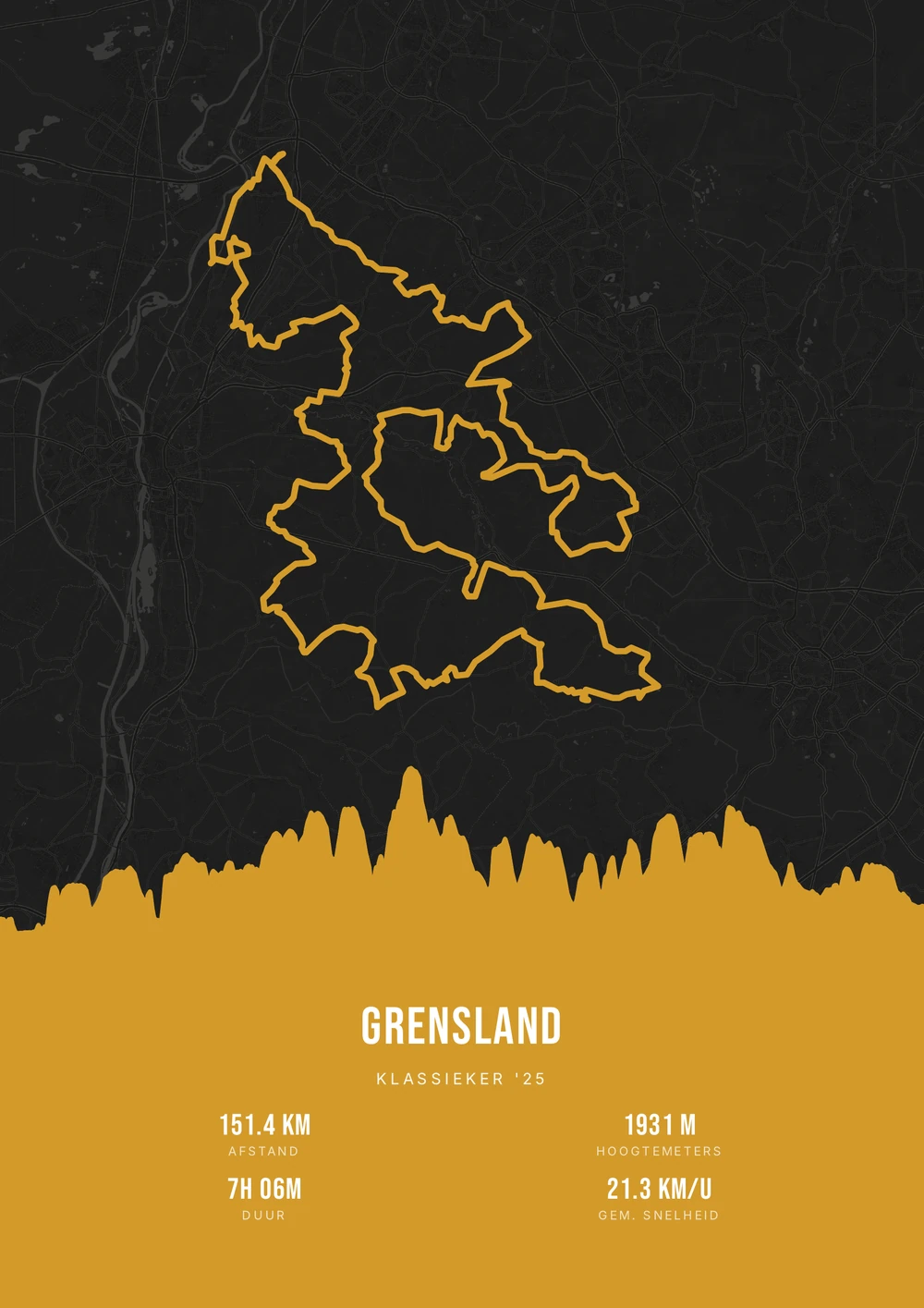 Grensland — Eén kleur · Goud · Donker