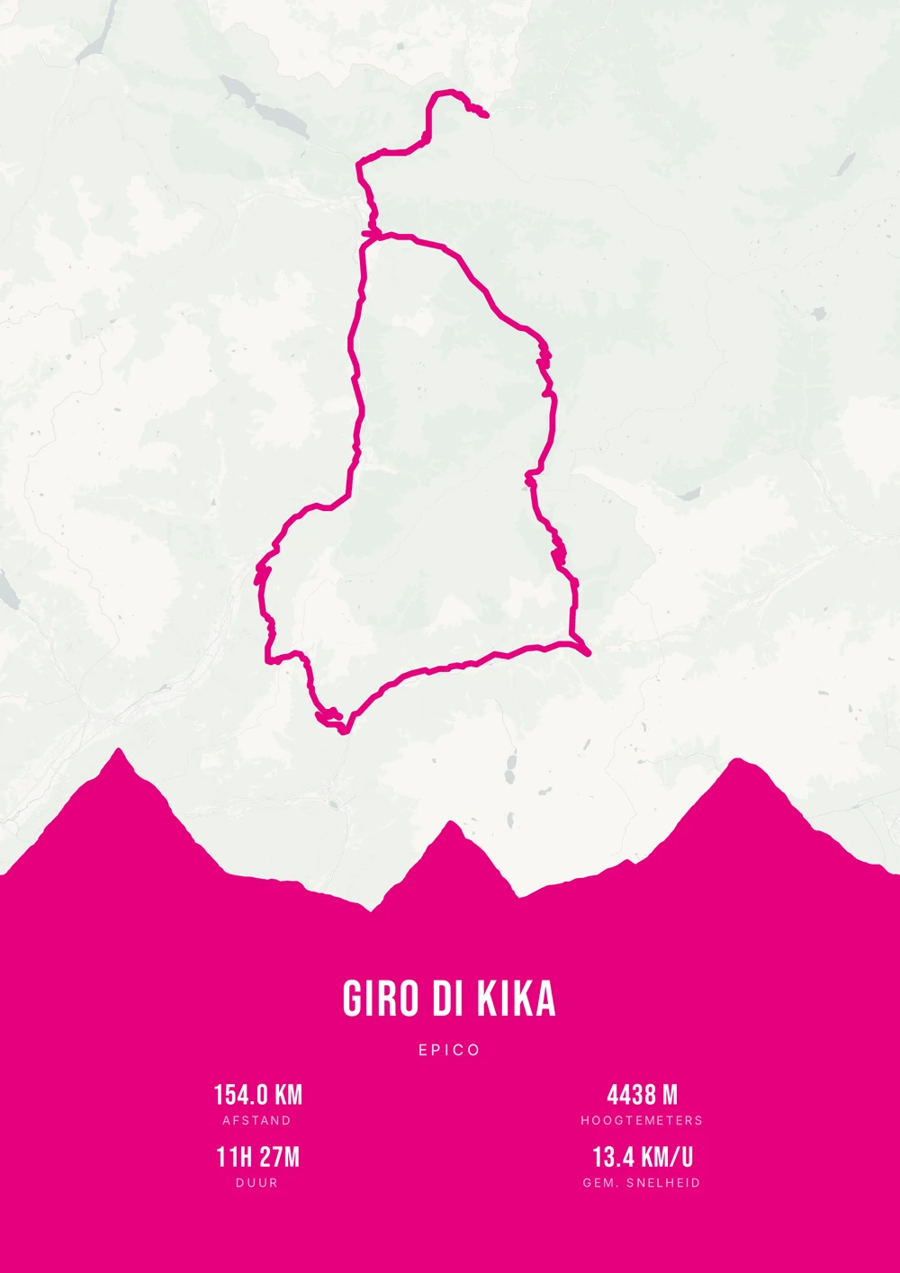 Giro di Kika — One colour · Roze · Light
