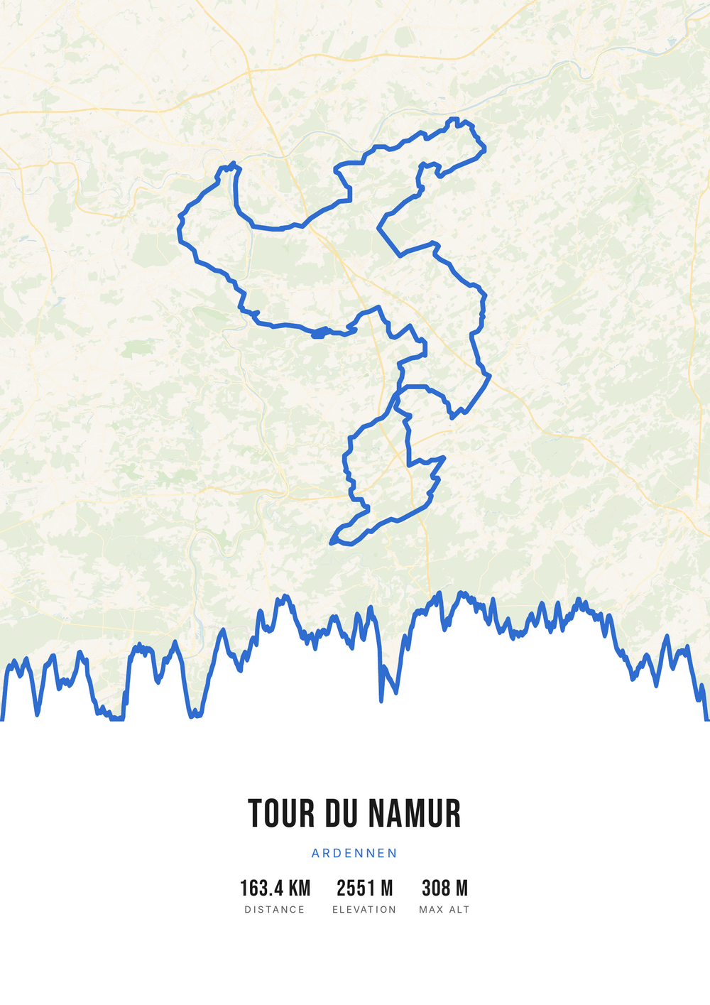 Tour du Namur — Wit · Kobalt