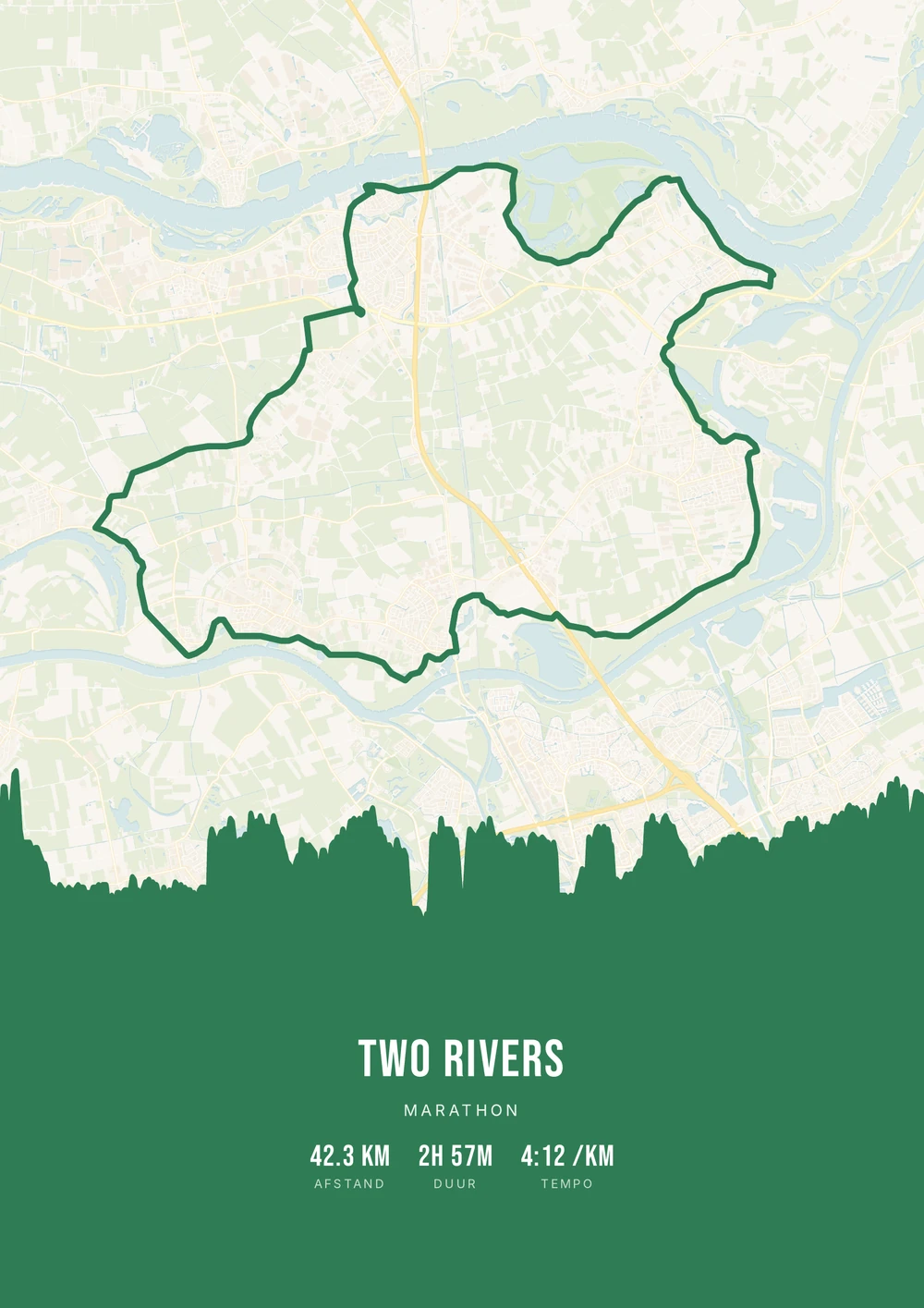 Two Rivers — One colour · Bos · Voyager